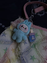 Load image into Gallery viewer, blueberry labubu lippie charm

