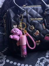 Load image into Gallery viewer, pink love pup lippie charm
