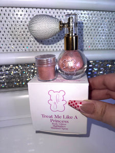Treat Me Like a Princess Glitter Body Highlighter Shimmer Spray