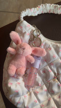 Load image into Gallery viewer, pink peeps floppy bunny lippie charm
