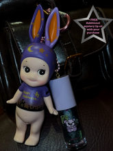 Load image into Gallery viewer, Sonny Angel Spooky Bunny w/ Richie The Mummy Gloss Bag Charm

