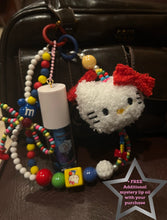 Load image into Gallery viewer, hk beaded blueberry lip plumper bag charm
