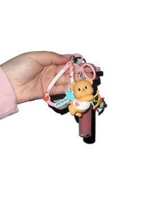 Love Butterbear (Pink) Lipgloss Keychain