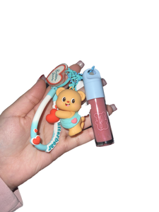 Love Butterbear (Blue) Lipgloss Keychain